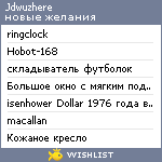 My Wishlist - jdwuzhere