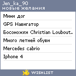 My Wishlist - jen_ka_90