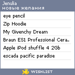 My Wishlist - jenulia