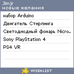 My Wishlist - jimjr