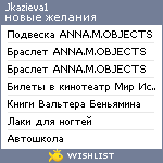 My Wishlist - jkazieva1