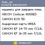 My Wishlist - joan_yo