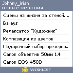 My Wishlist - johnny_irish