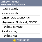 My Wishlist - johnny_novac