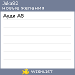 My Wishlist - juka82