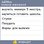 My Wishlist - juli98vs