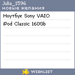 My Wishlist - julia_1596