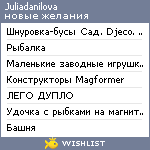 My Wishlist - juliadanilova
