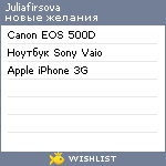 My Wishlist - juliafirsova