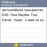 My Wishlist - juliahayes