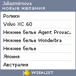 My Wishlist - juliasmirnova