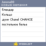 My Wishlist - junona88