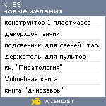 My Wishlist - k_83