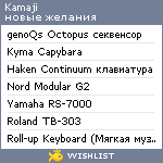 My Wishlist - kamaji