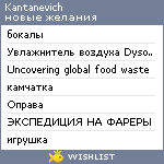 My Wishlist - kantanevich