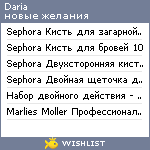 My Wishlist - karabut