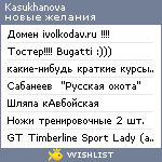 My Wishlist - kasukhanova