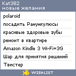 My Wishlist - kat382