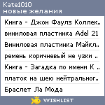 My Wishlist - kate1010