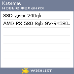 My Wishlist - katemay