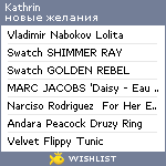 My Wishlist - kathrinkorshun