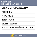 My Wishlist - kathykizil