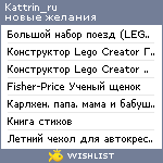 My Wishlist - kattrin_ru