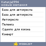 My Wishlist - katunja1994