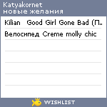 My Wishlist - katyakornet