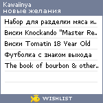 My Wishlist - kawaiinya