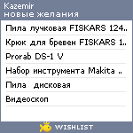 My Wishlist - kazemir