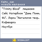 My Wishlist - keito_san