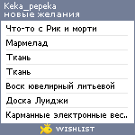 My Wishlist - keka_pepeka
