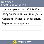 My Wishlist - keltainen