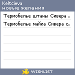 My Wishlist - keltcieva