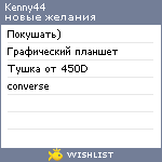 My Wishlist - kenny44