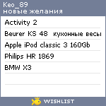 My Wishlist - keo_89