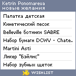 My Wishlist - ketrinr1