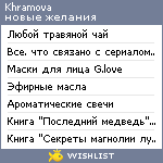 My Wishlist - khramova