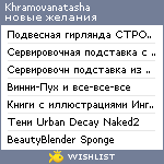 My Wishlist - khramovanatasha