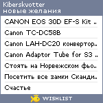 My Wishlist - kiberskvotter