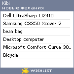 My Wishlist - kibi