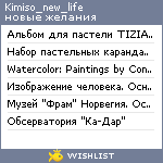 My Wishlist - kimiso_new_life