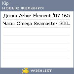 My Wishlist - kip