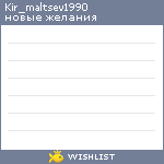 My Wishlist - kir_maltsev1990