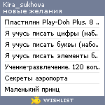 My Wishlist - kira_sukhova