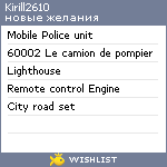 My Wishlist - kirill2610