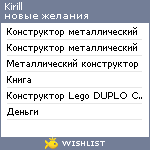 My Wishlist - kirill_2009