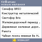 My Wishlist - kirillkamaev