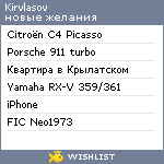 My Wishlist - kirvlasov